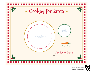 Cookie plate mat